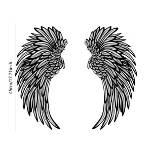 b7b5d41ee3eb545158e483d2185656c8 1 PAIR ANGEL WINGS METAL WALL ART WITH LED LIGHTS