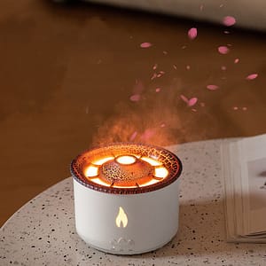 bc719140aa5a2e2433a67b901abf4844 New Two-Color Spray Ring Volcano Humidifier