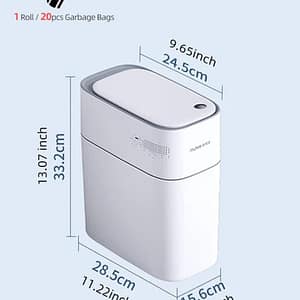 bd0aca13e2e8cdb2ee37b6275da1af0e Joybos Smart Sensor Trash Can Intelligent Induction Bathroom Home Electronic Trash Can Automatic Bagging Induction Trash Can 14L