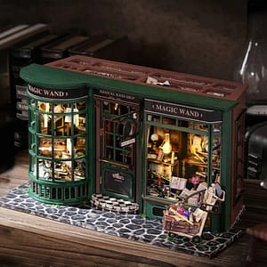 bda3919a018cc6f62b9b3105af32fa32 DIY Wooden Dollhouse Miniature Doll House Kit with Furniture Roombox Home Model Toy for Children Gift Retro Magic Shop