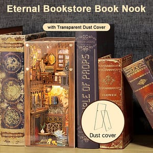 c8dab76cde08e2b01e581cc701310aca DIY Book Nook Miniature House Dollhouse Booknook Touch Light Model Building Toy for Decoration Gifts Magic Pharmacist