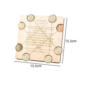 d1858ad00769b4e0bf26e5de25f198ec Penny Coin Puzzle IQ Games Brain Teasers for Adults and Children Rompicapo Difficili Gifts Collection Juegos De Mesa Divertidos