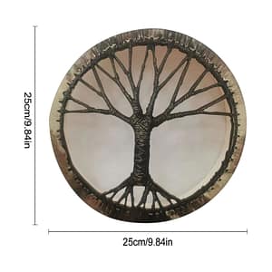 d3a427dd5cdb1380396d0f1a9f619911 Shaman Drum Tree of Life Decoration Design Handmade Shamanic Drum Siberian Drums Spirit Music with Drumstick Home Ornament