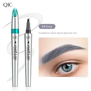 d74dba7609897dc069e4b856023121dd 4 Point Eyebrow Pencil Waterproof Liquid Eyebrow Pen Makeup Long Lasting 4 Fork Tip Brow Pen Cosmetic Microblade Brow Pencil NEW