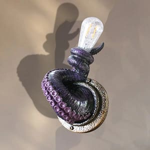dd60a85496c2f97840428b332ceba8d9 Vintage Octopus Tentacle Wall Light – Realistic Resin LED Sconce for Home Aisle, Bar | Creative Animal Decor Lamp