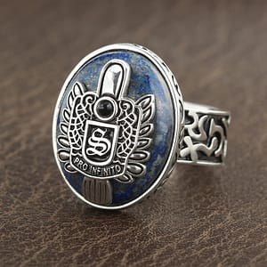 f1865ebe08730ed3d57a3be37dbbb963 Daylight Amulet Vampire Damon Salvatore Spooky Gothic Halloween Real Sterling Silver Ring Lapis Lazuli