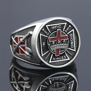 f62f0d63e1e62b8be5189354980d99ce Ancient Knights Templar Crusades Cross Medieval Armor Masonic Sterling Silver Ring