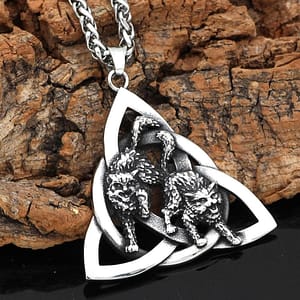 necklaces-freya-s-cats-bygul-and-trjegul-triquetra-pendant-necklace-13384140030018 Necklaces Freya's Cats Bygul and Trjegul Triquetra Pendant Necklace