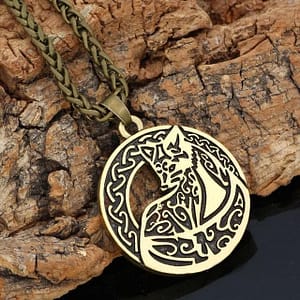 pendant-necklaces-metal-chain-celtic-fox-knot-amulet-pendant-necklace-12806201376834 Pendant Necklaces Metal-chain Celtic Fox Knot Amulet Pendant Necklace