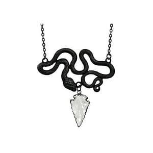 s-l1600 ENTWINED NECKLACE - Black / Occult, occult Fashion, Satanic, Snakes