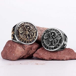 templar-archangel-michael-protection-stainless-steel-ring-13206398566466 Templar Archangel Michael Protection Stainless Steel Ring