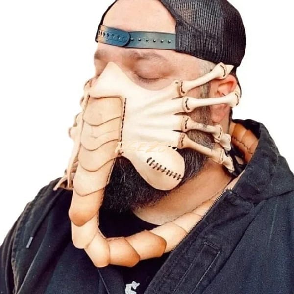 a9aade0113ef559e8056c2418a66cc13 Halloween Natural Environmental Protection Latex Horror Scorpion Mask Decorative Props