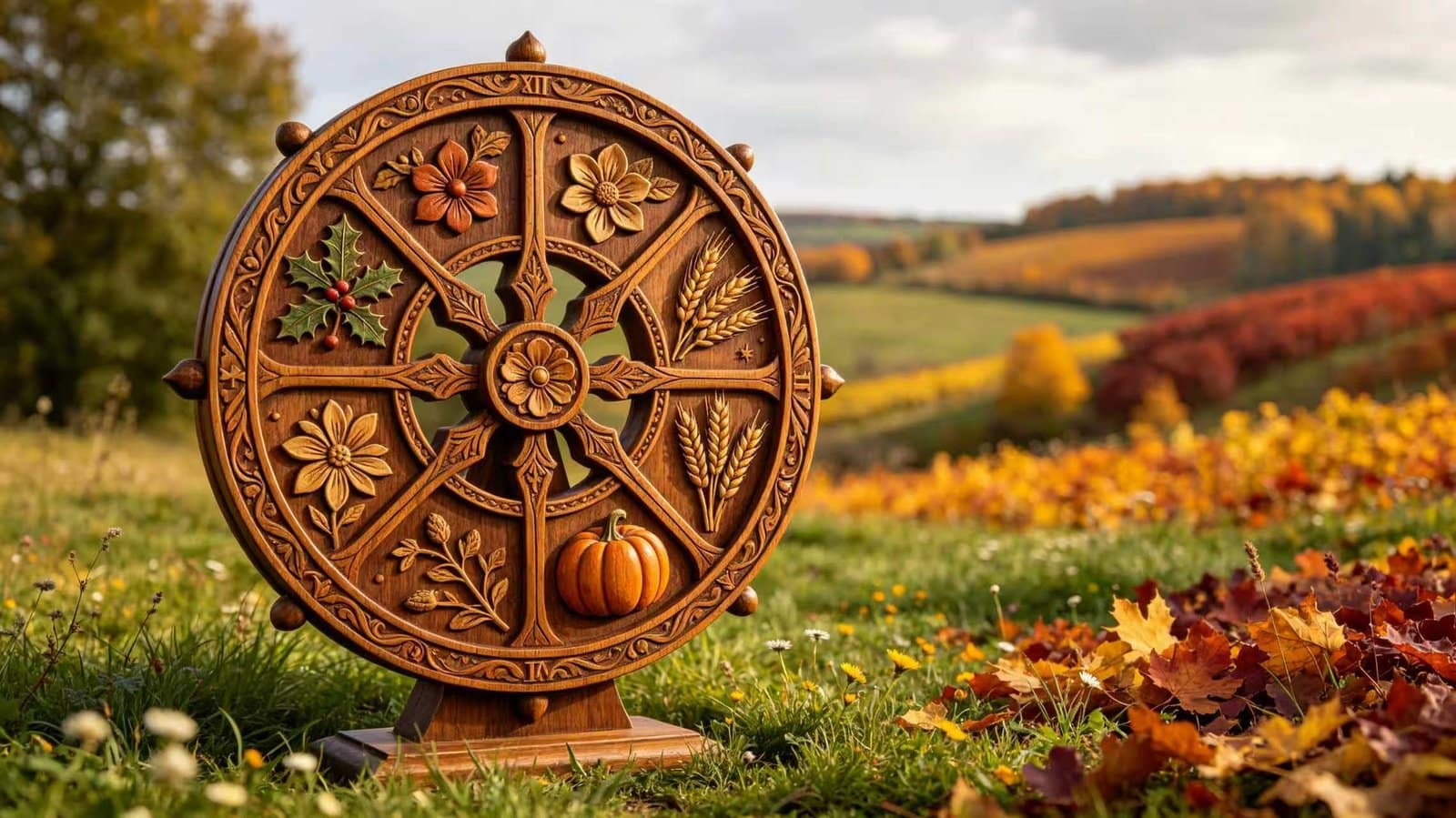 Witchcraft 101: Wheel of the Year Witchcraft 101: Wheel of the Year with eight pagan sabbats